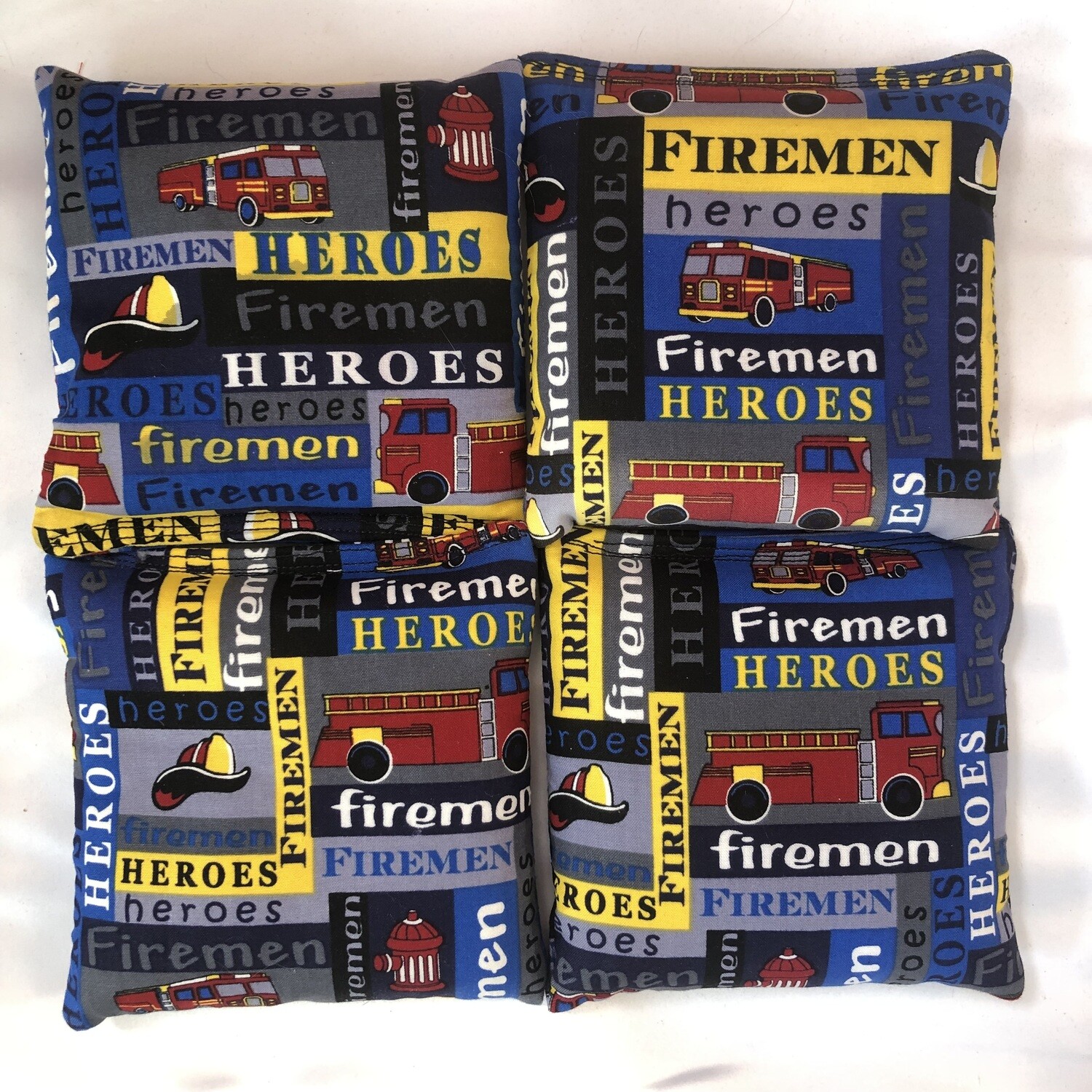 Firemen Set of 4 Bags
