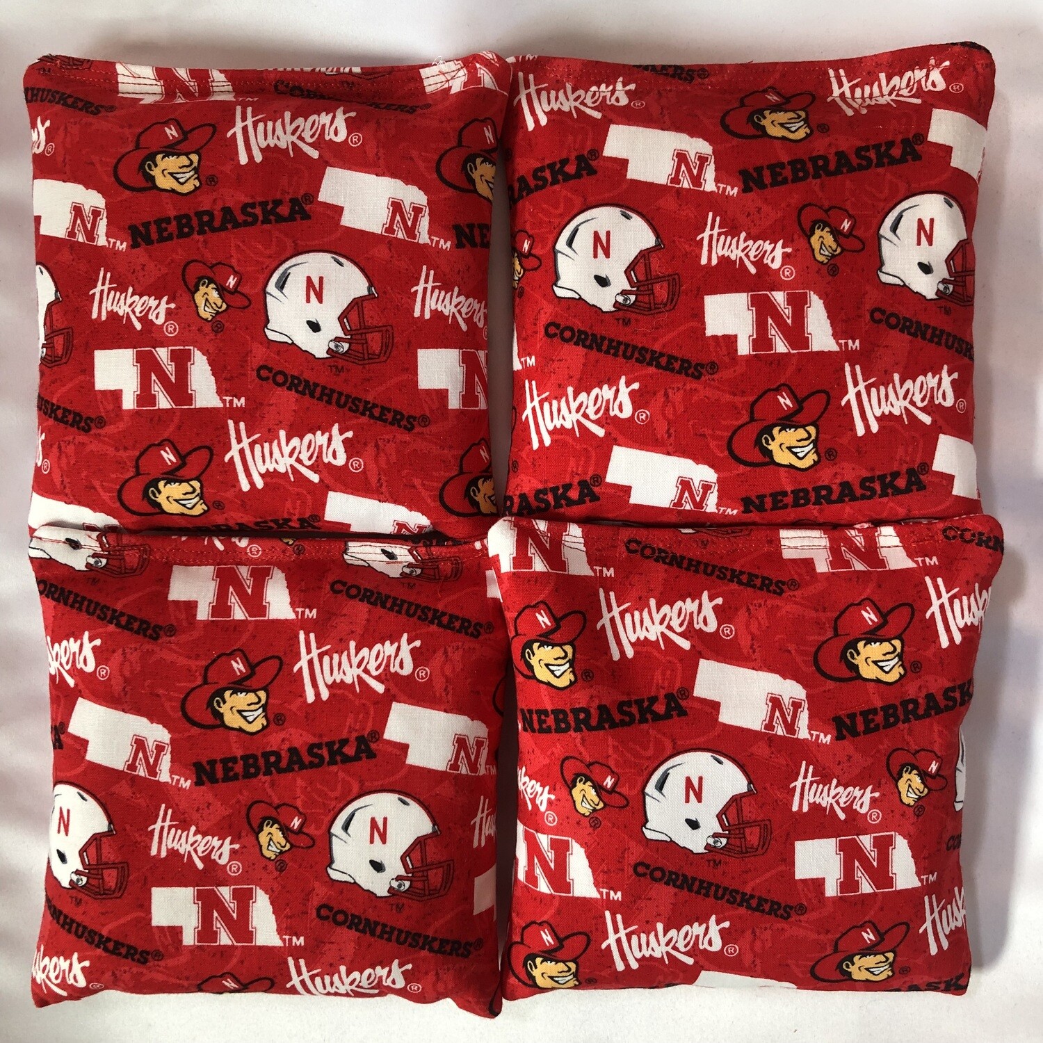 Nebraska Cornhuskers Set of 4 Bags
