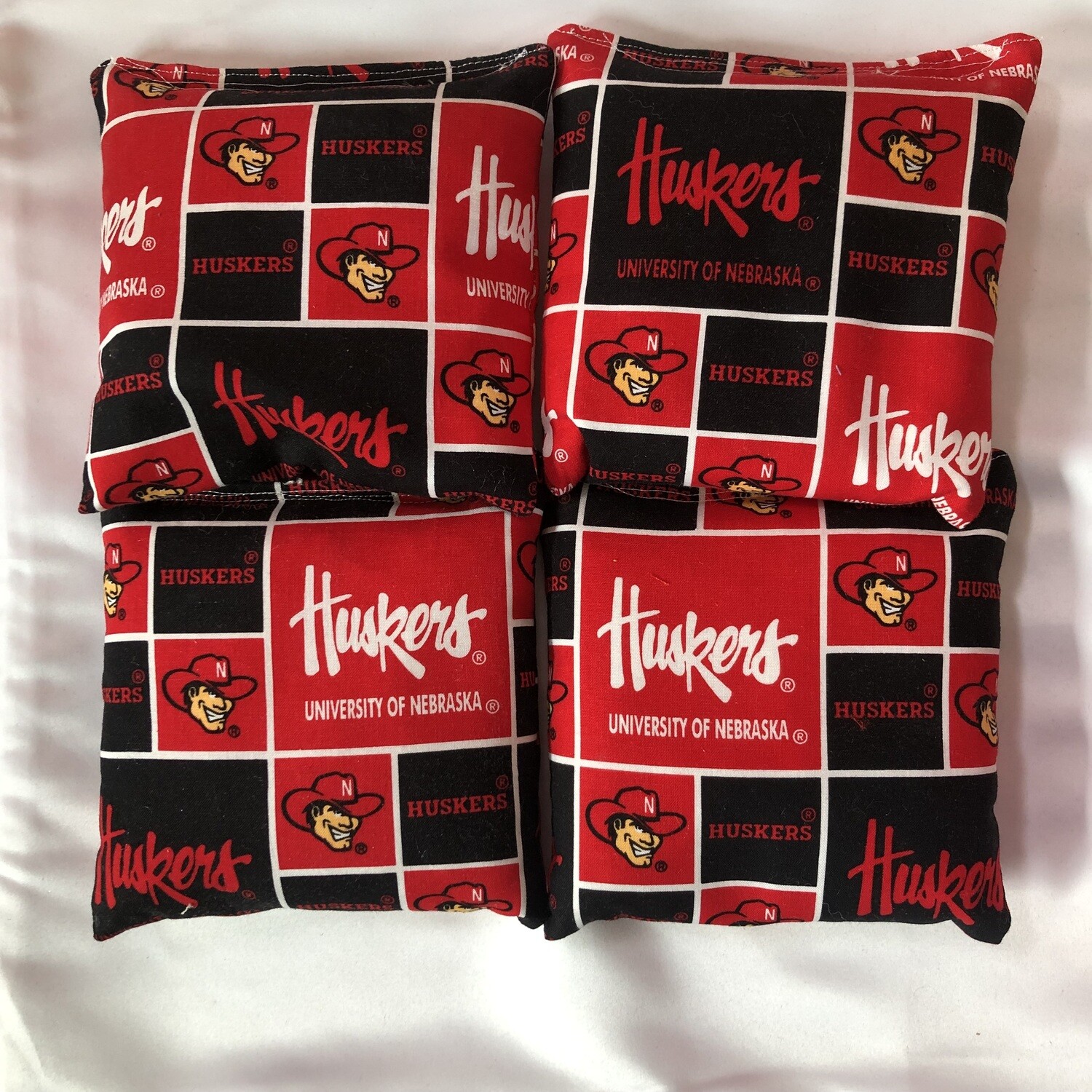 Nebraska Cornhuskers Set of 4 Bags