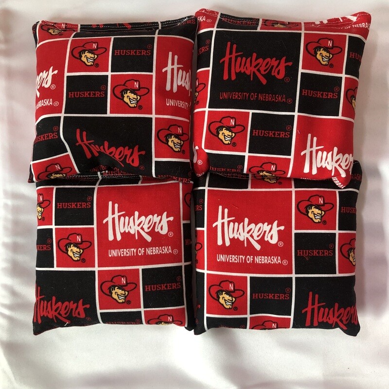 Nebraska Cornhuskers Set of 4 Bags