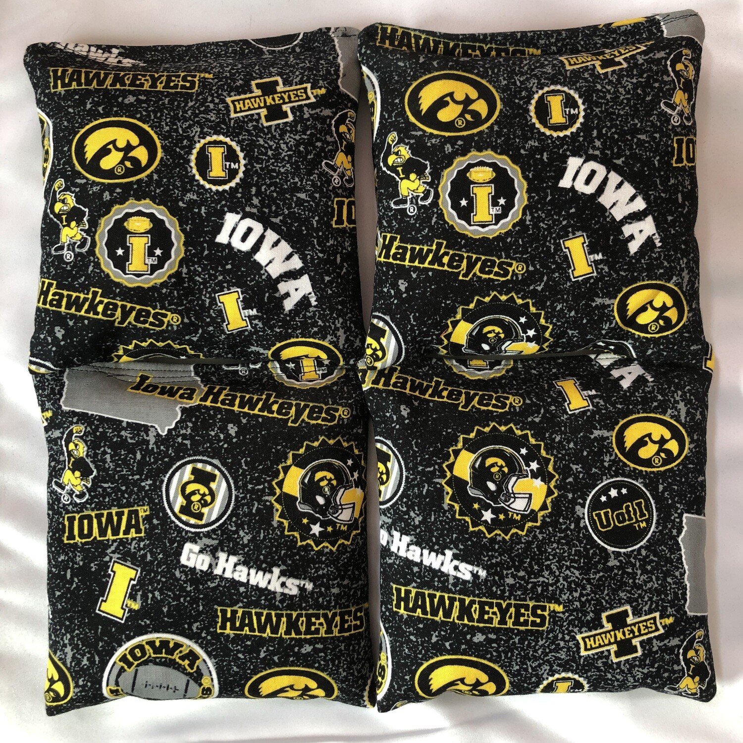 Iowa Hawkeyes Set of 4 Bags