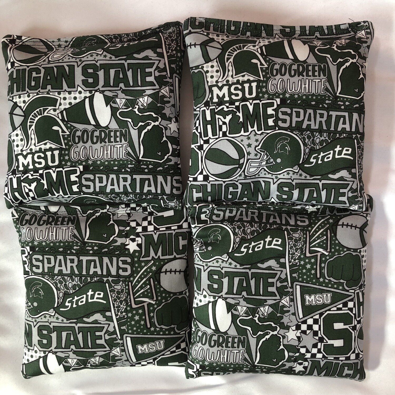 Michigan State Set of 4 Bags