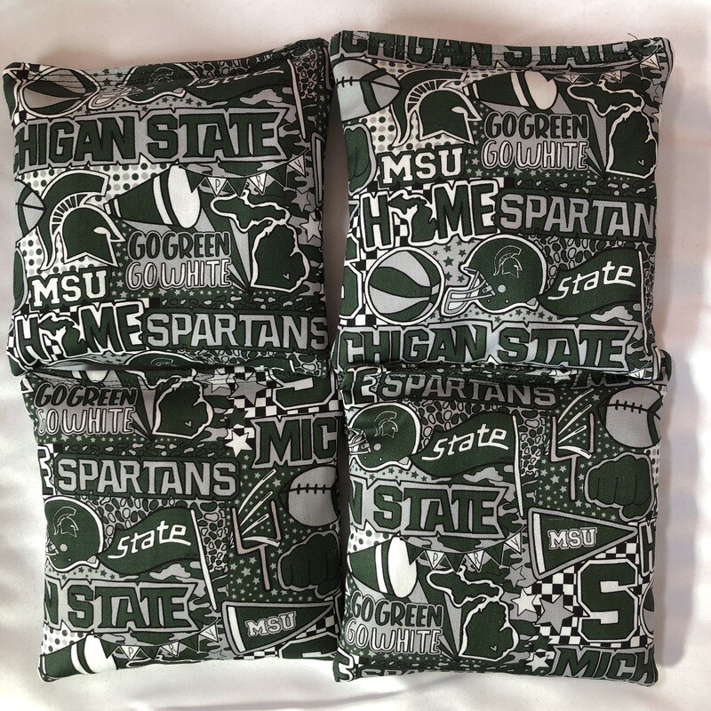 Michigan State Set of 4 Bags