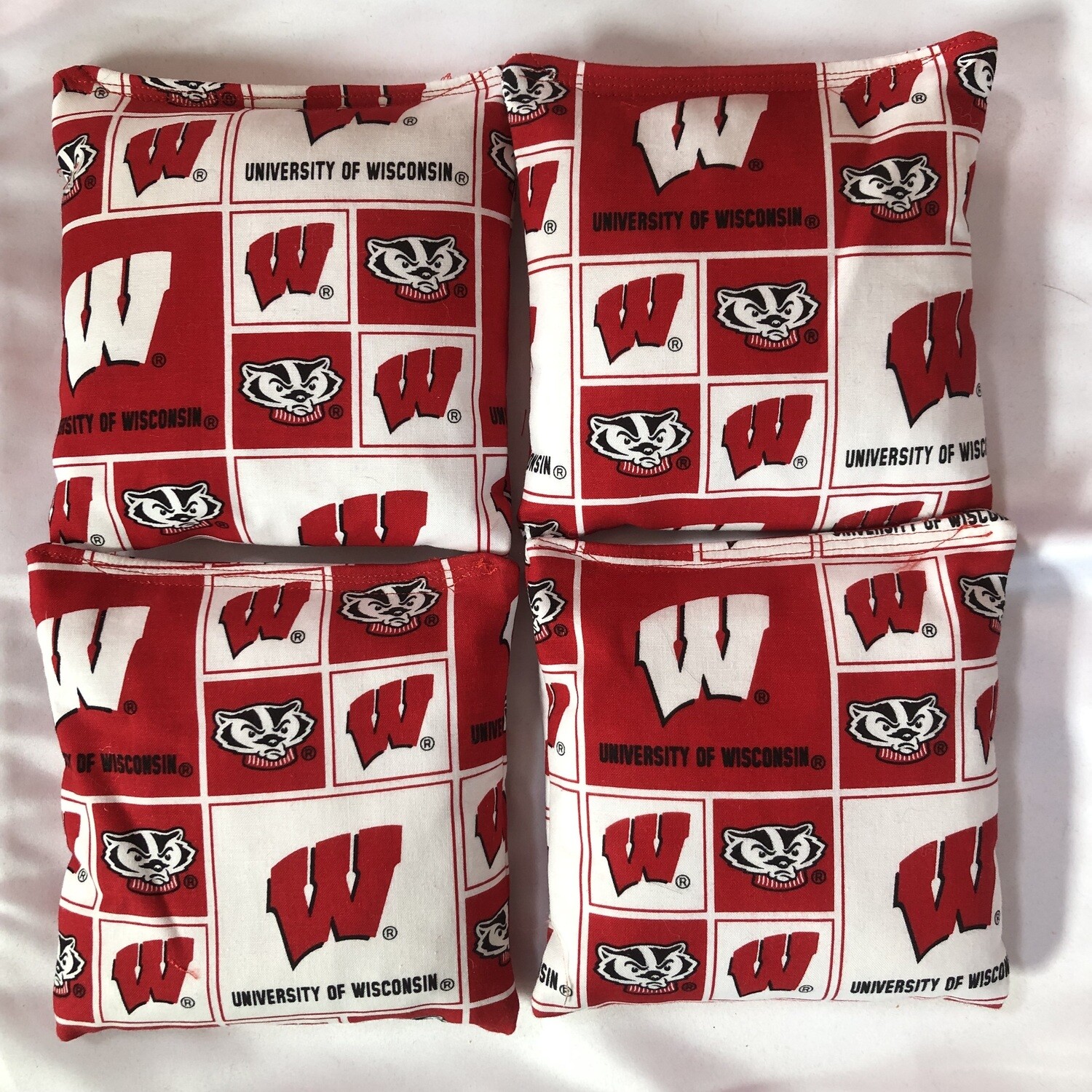 Wisconsin Badgers Set of 4 Bags