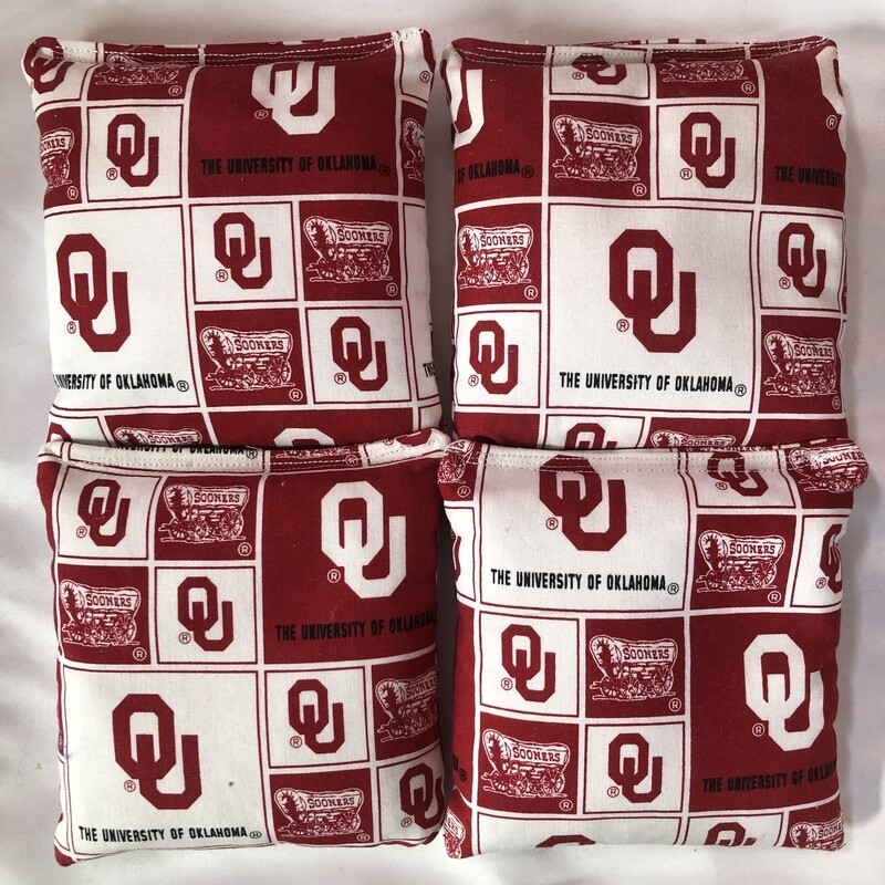 Oklahoma Sooners Set of 4 Bags