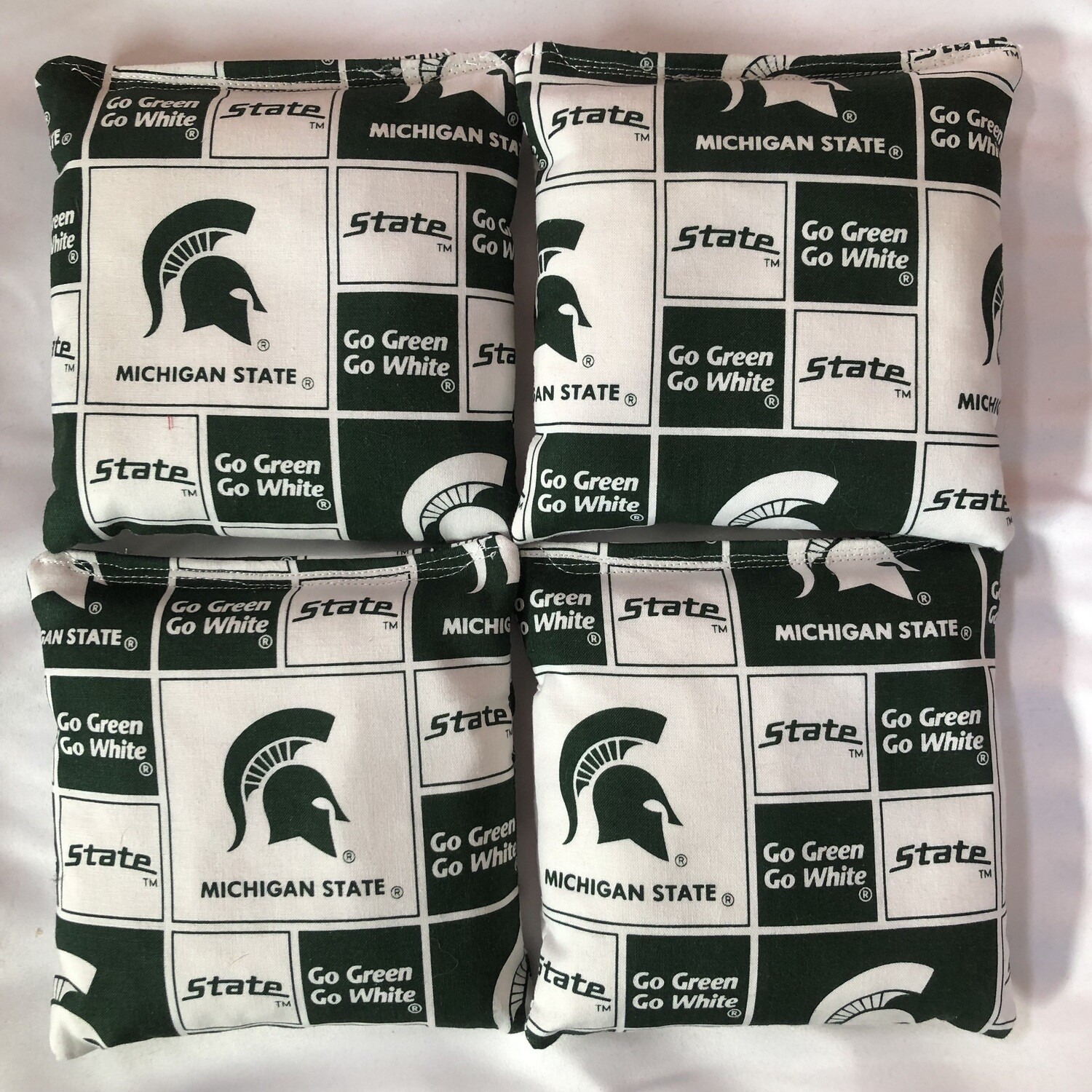 Michigan State Set of 4 Bags