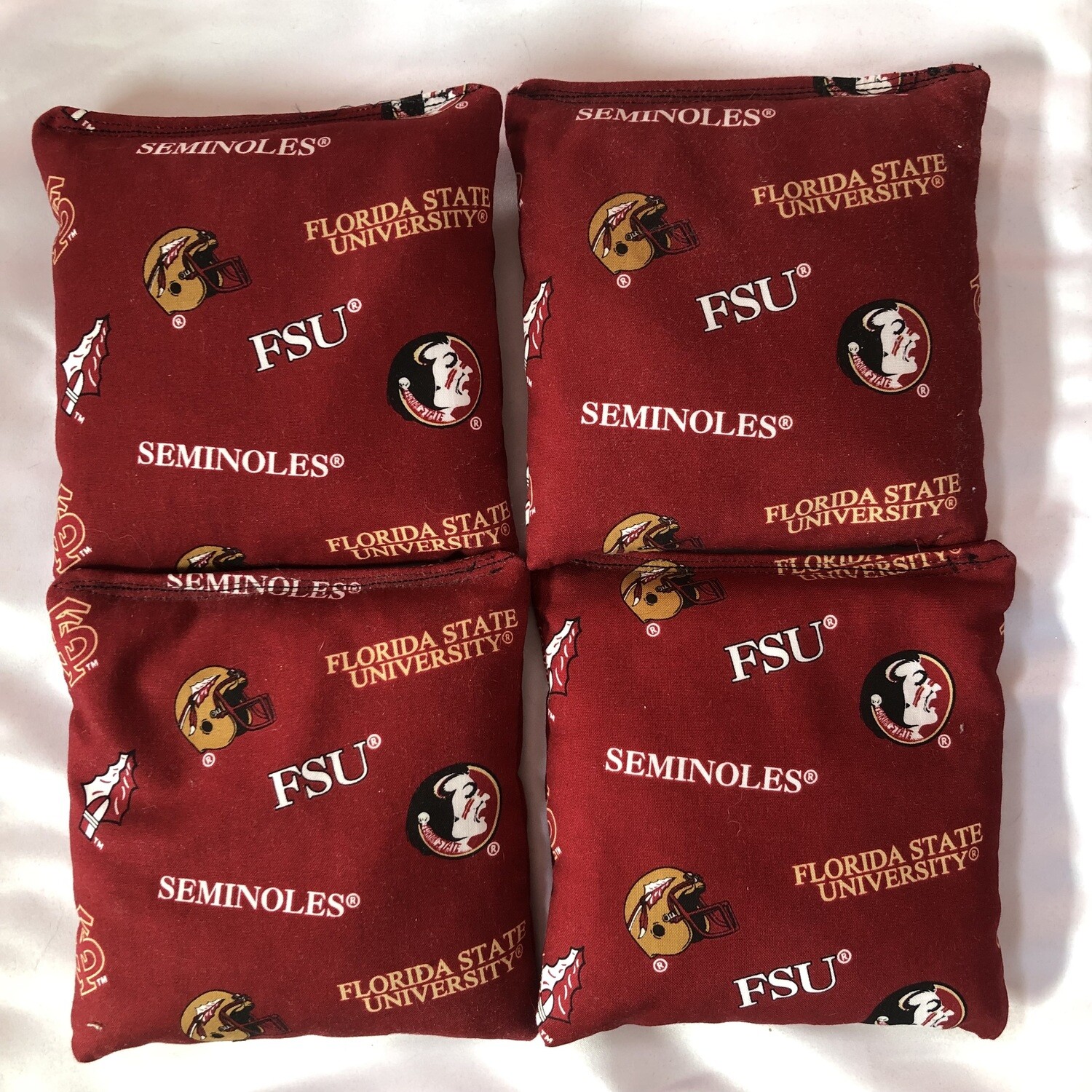 Florida State Seminoles (FSU) Set of 4 Bags