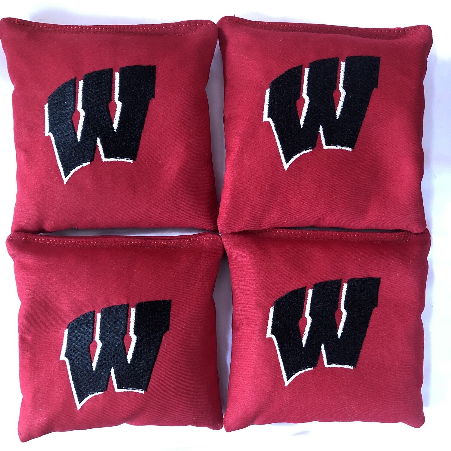 University of Wisconsin Embroidered Set of 4 Bags
