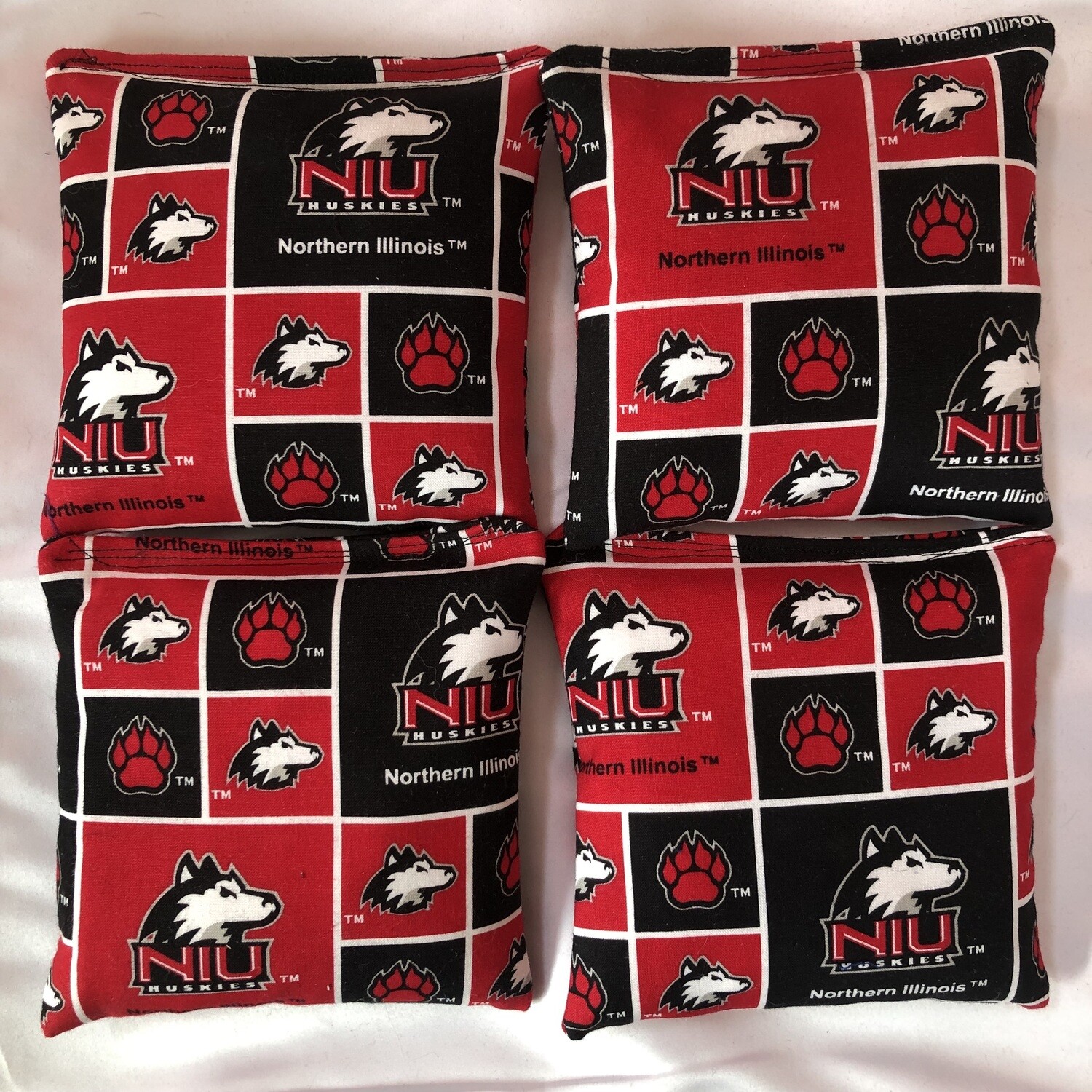 Northern Illinois Huskies Set of 4 Bags