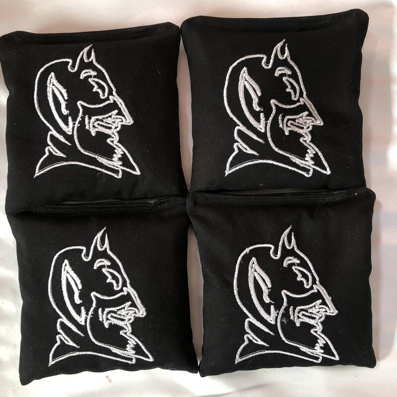 Duke Blue Devils Embroidered Set of 4 Bags