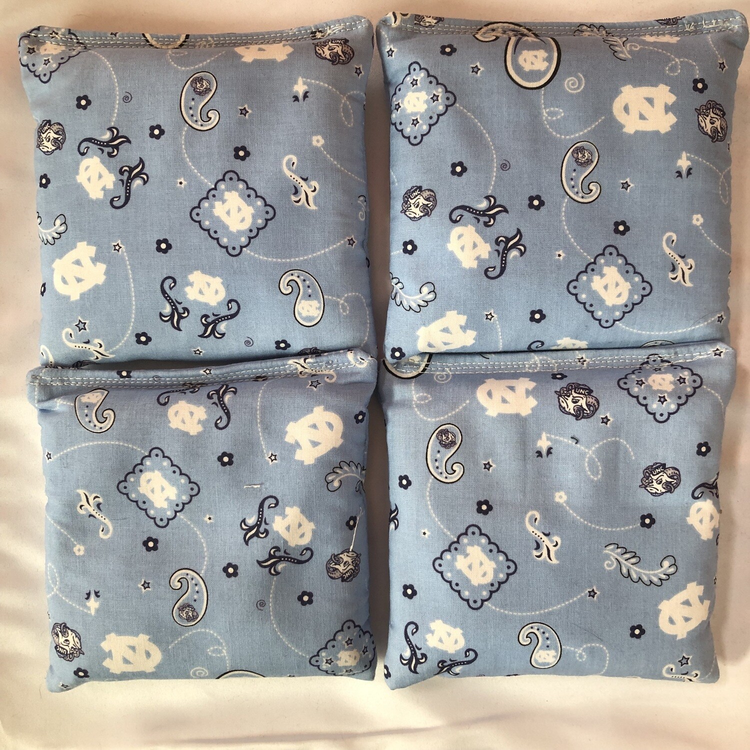 North Carolina Tar Heels Set of 4 Bags