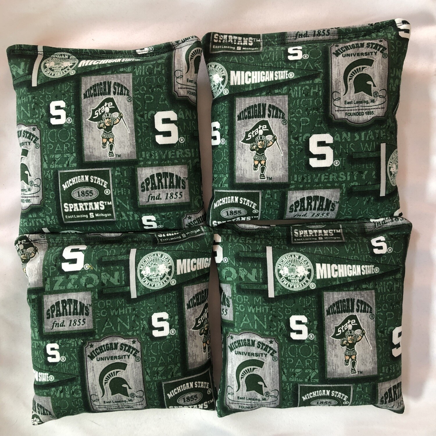 Michigan State Set of 4 Bags