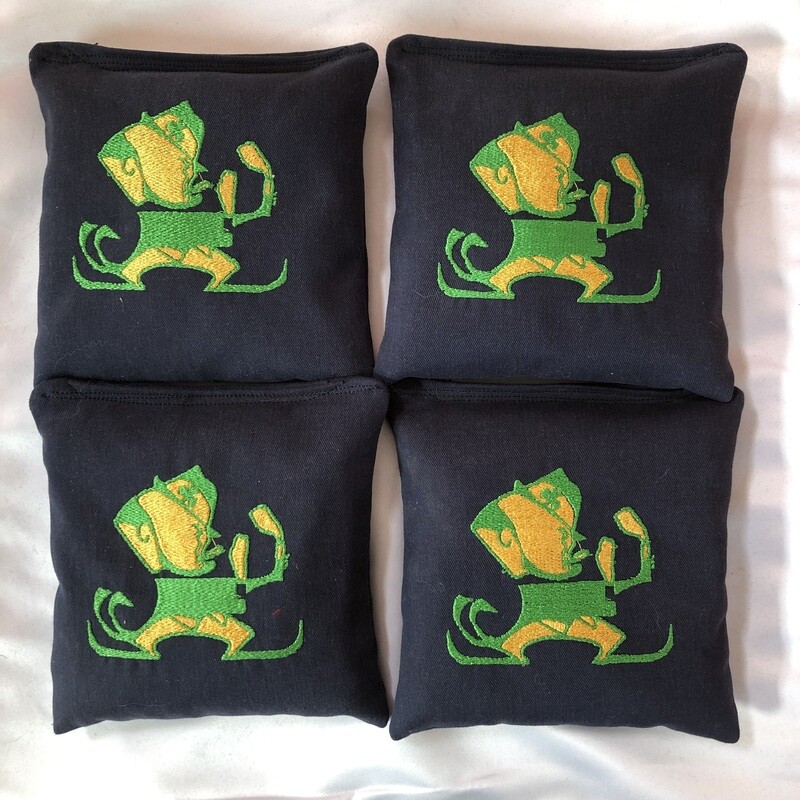 Notre Dame Embroidered Set of 4 Bags