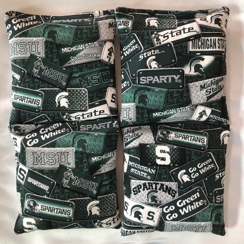 Michigan State Set of 4 Bags