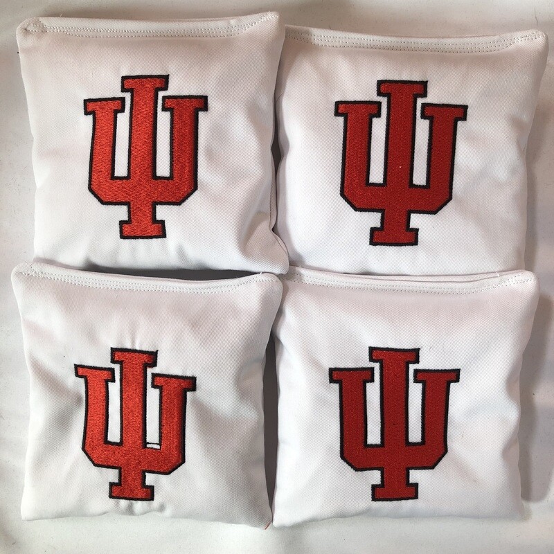 Indiana Hoosiers Embroidered Set of 4 Bags