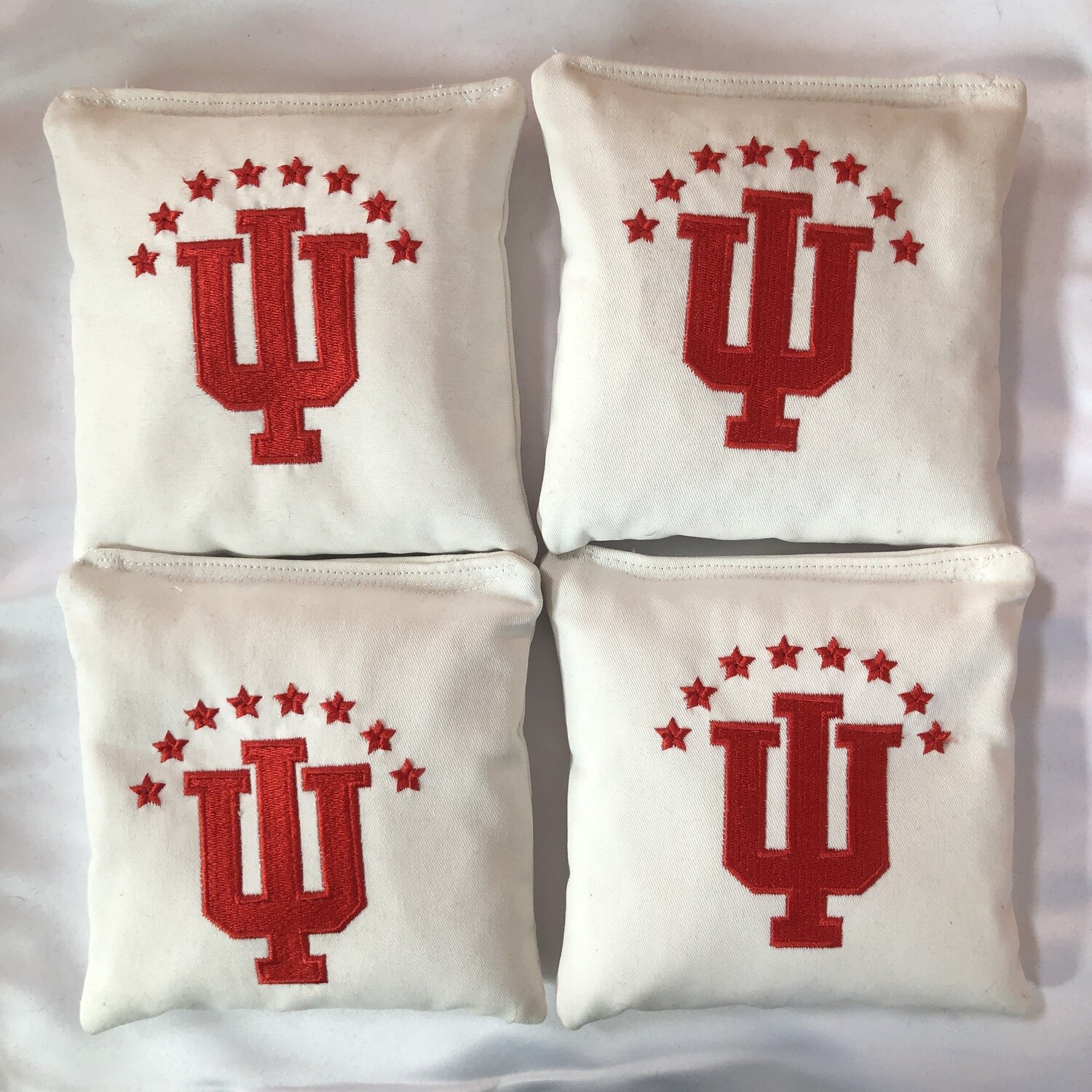 Indiana Hoosiers Embroidered Set of 4 Bags