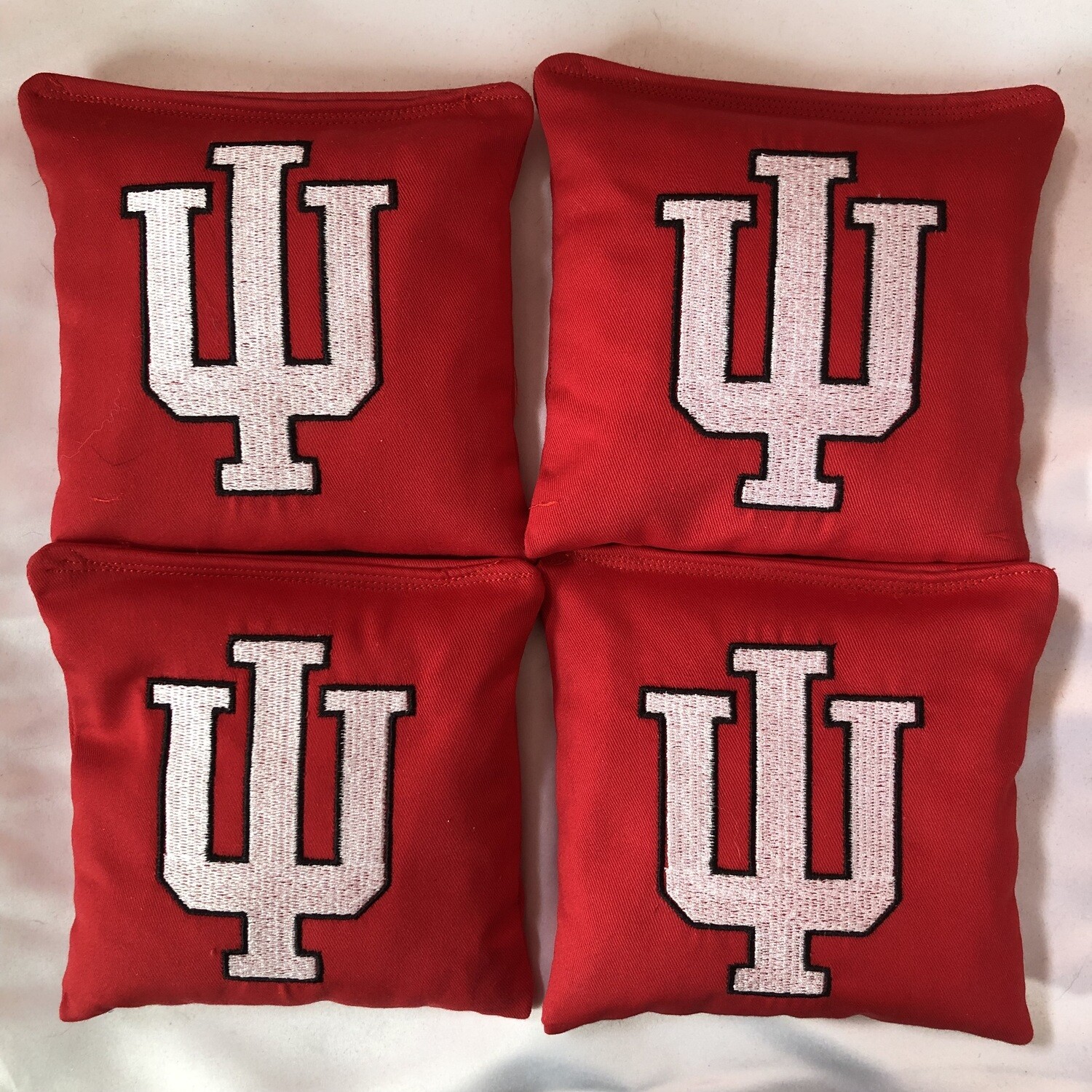 Indiana Hoosiers Embroidered Set of 4 Bags