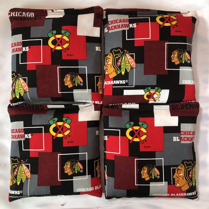 Chicago Blackhawks Set of 4 Bags