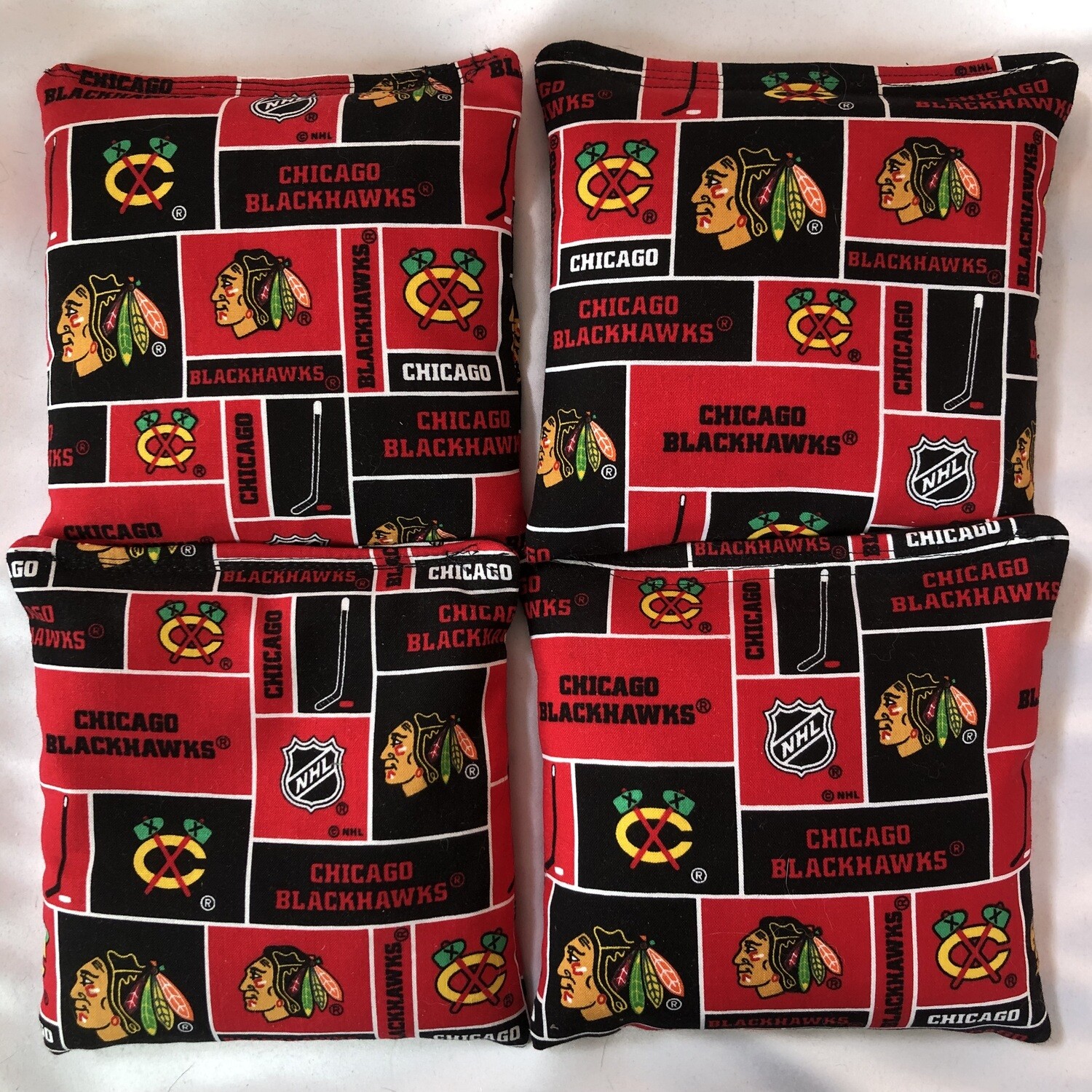 Chicago Blackhawks Set of 4 Bags