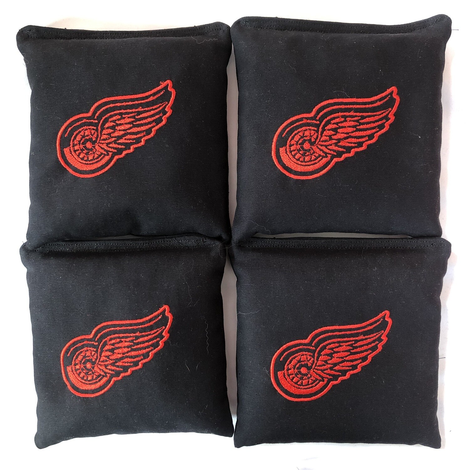 Detroit Redwings Embroidered Set of 4 Bags