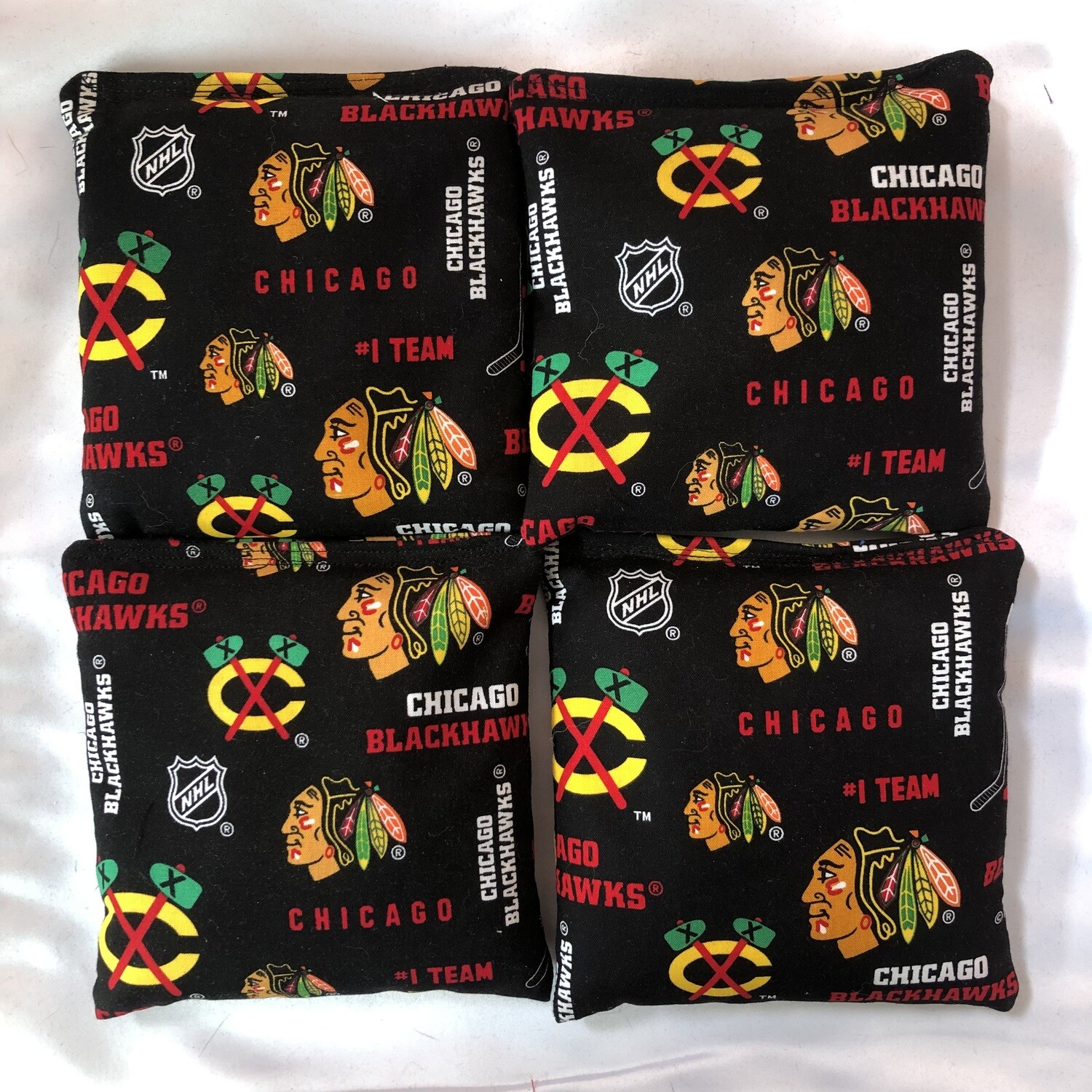 Chicago Blackhawks Set of 4 Bags