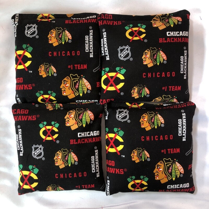 Chicago Blackhawks Set of 4 Bags