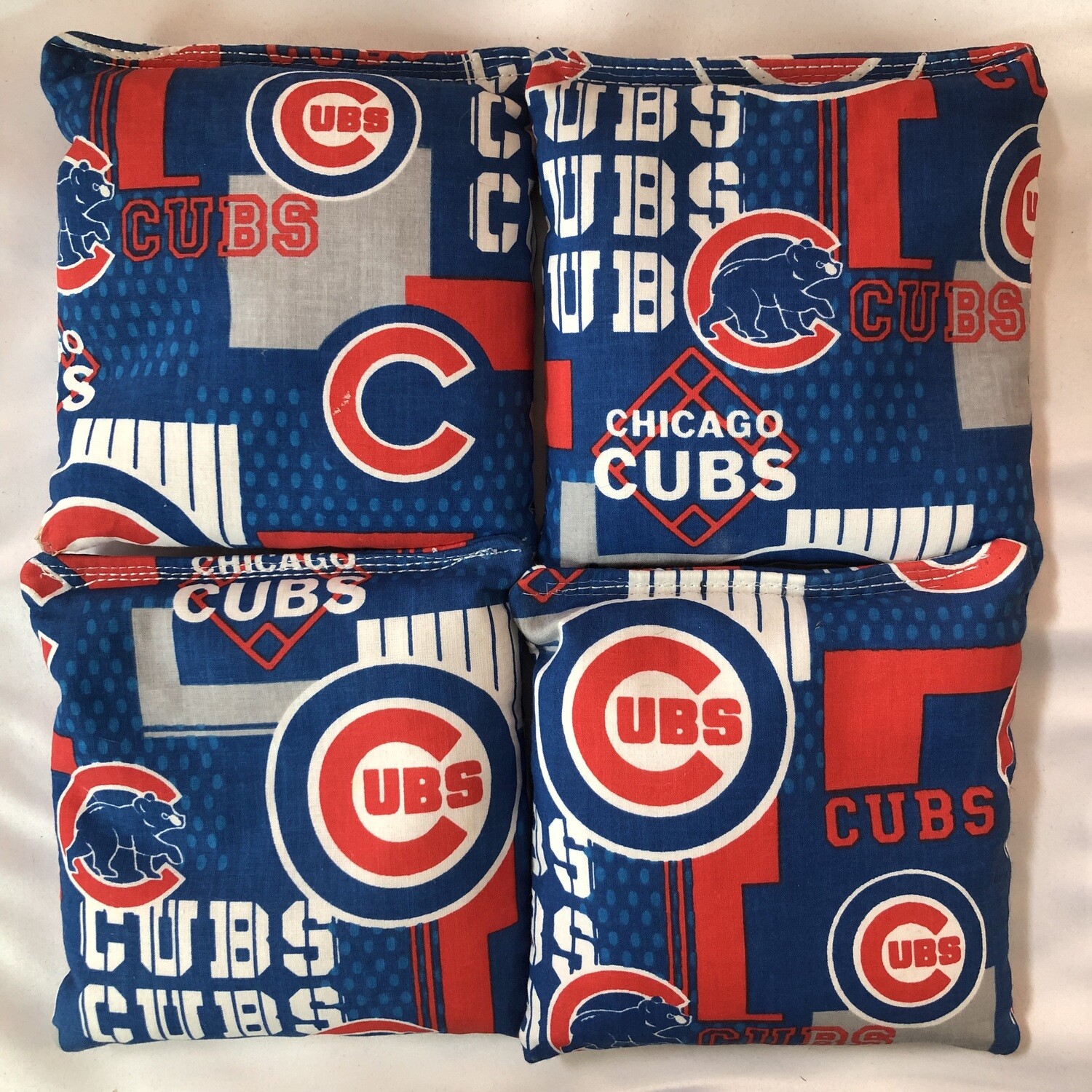 Chicago Cubs set of 4 Bags