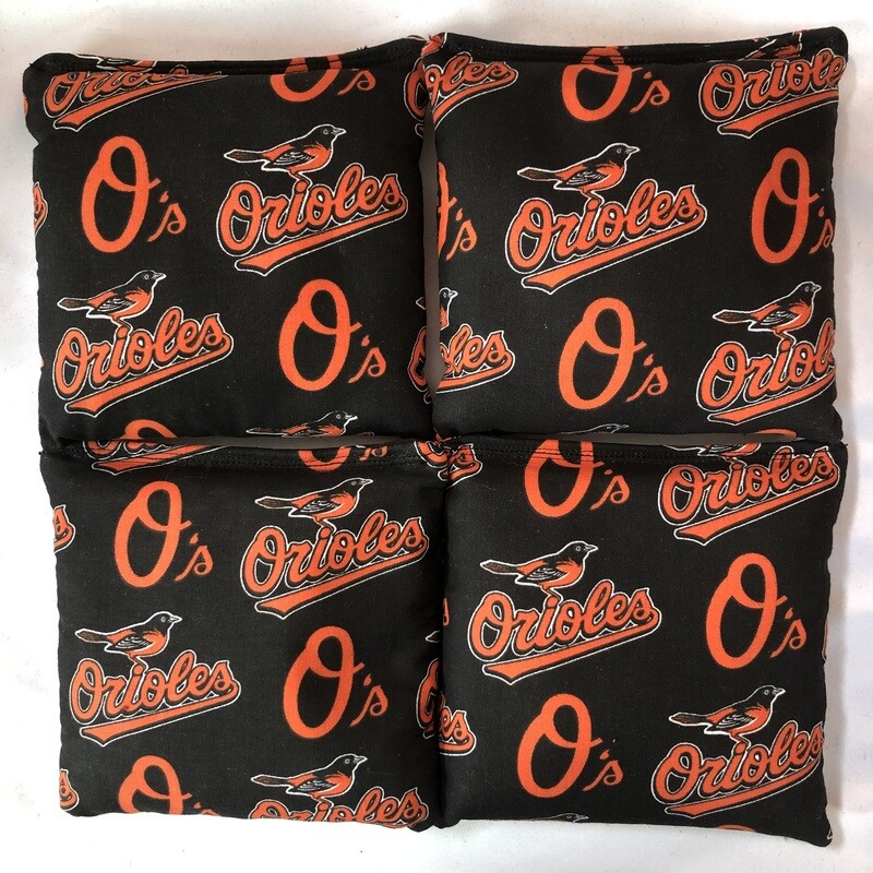 Baltimore Orioles Set of 4 Bags