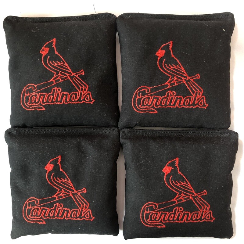 St. Louis Cardinals Embroidered Set of 4 Bags