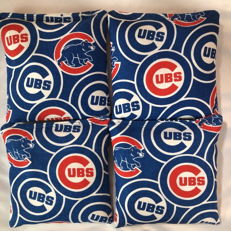 Chicago Cubs set of 4 Bags