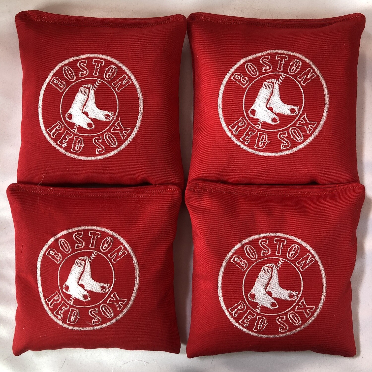 Boston Red Sox Embroidered Set of 4 Bags