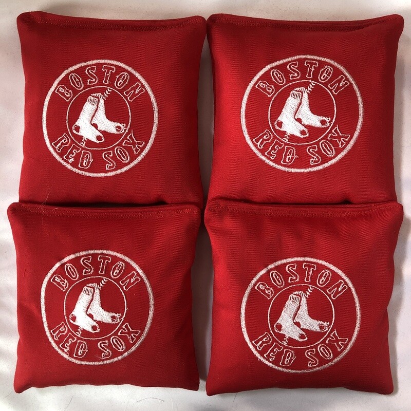 Boston Red Sox Embroidered Set of 4 Bags