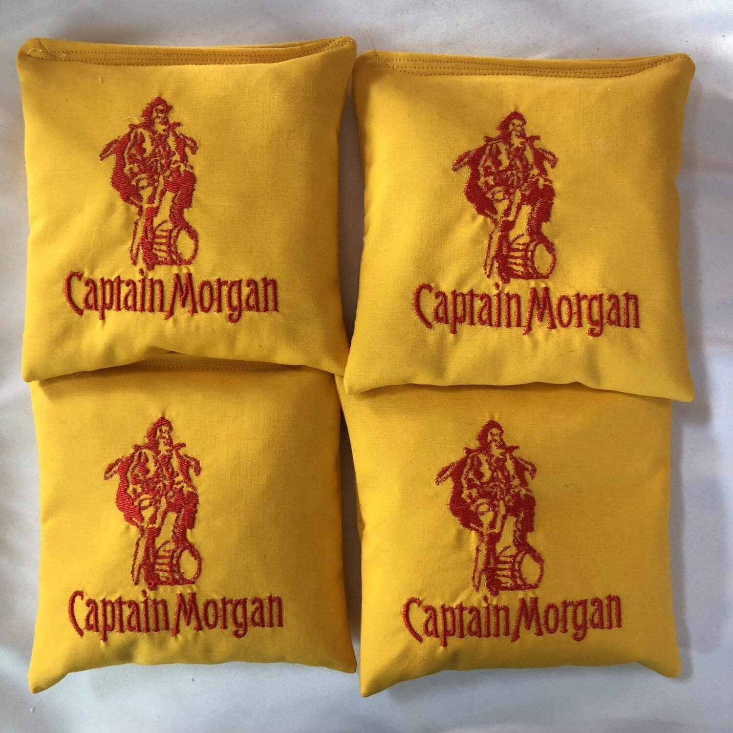 Captain Morgan Embroidered set of 4 Bags