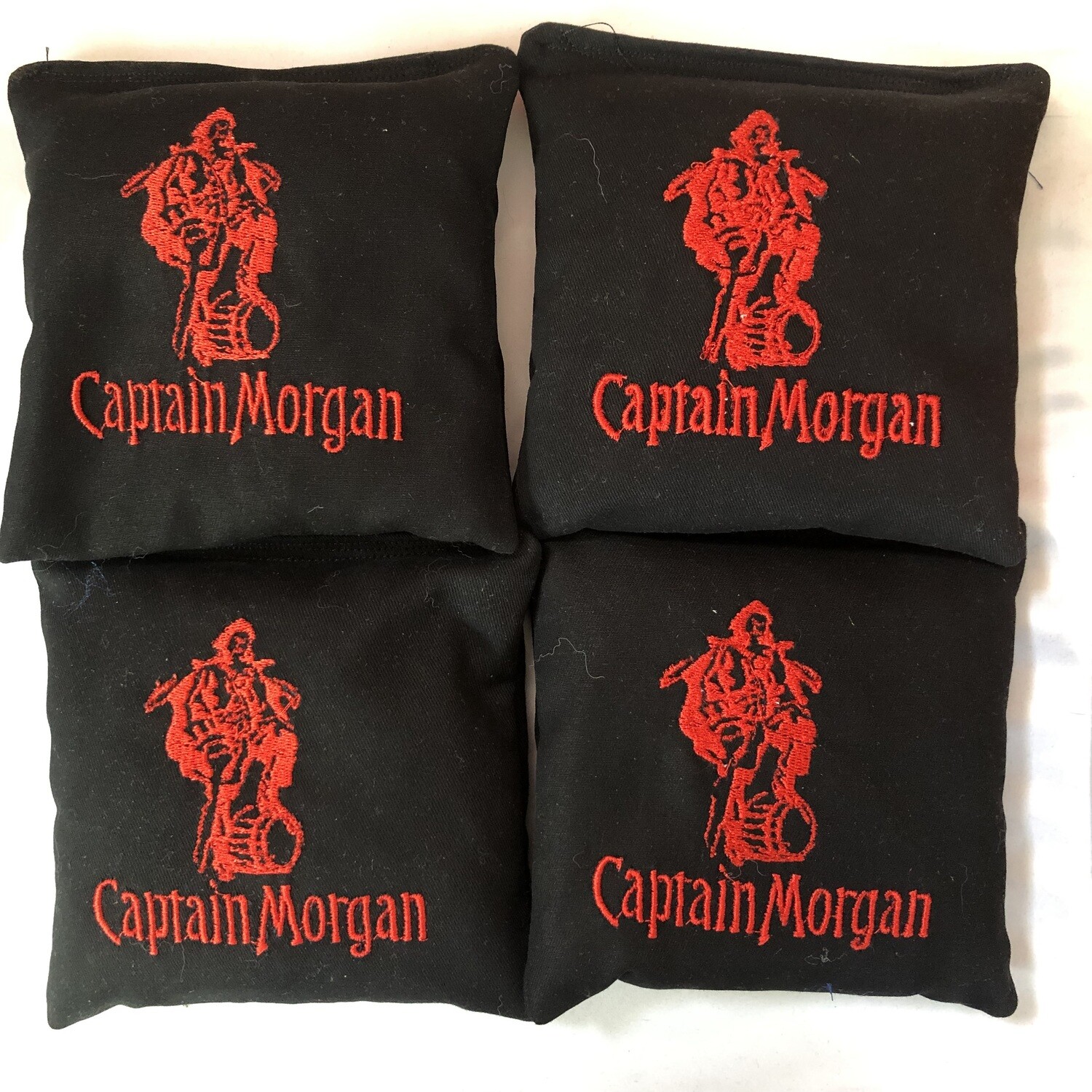 Captain Morgan Embroidered set of 4 Bags