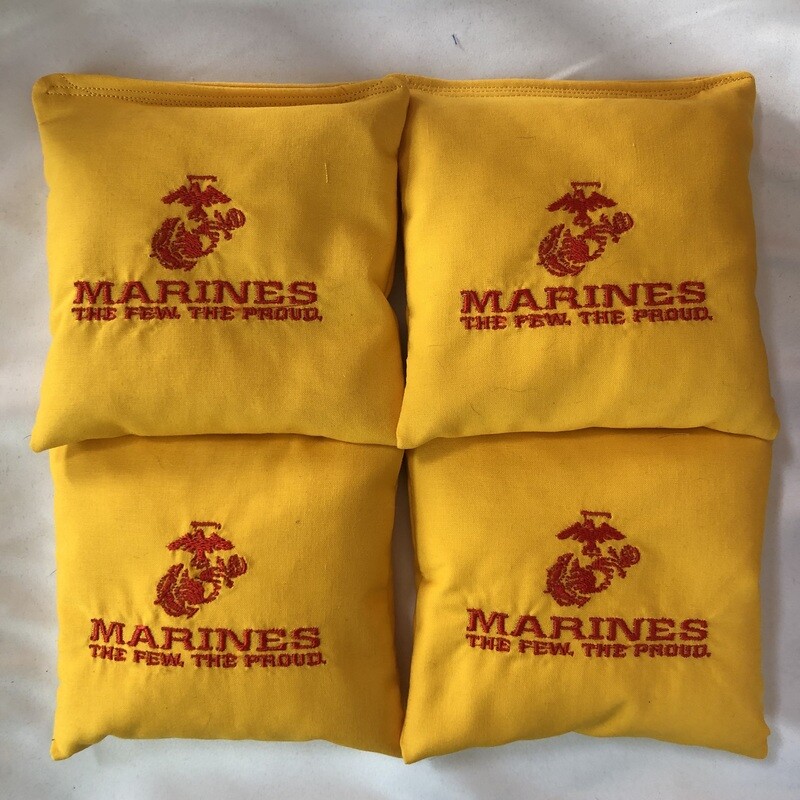 Marines Embroidered set of 4 Bags