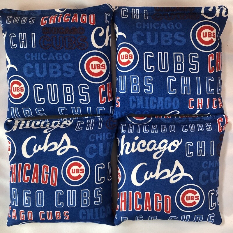 Chicago Cubs set of 4 Bags