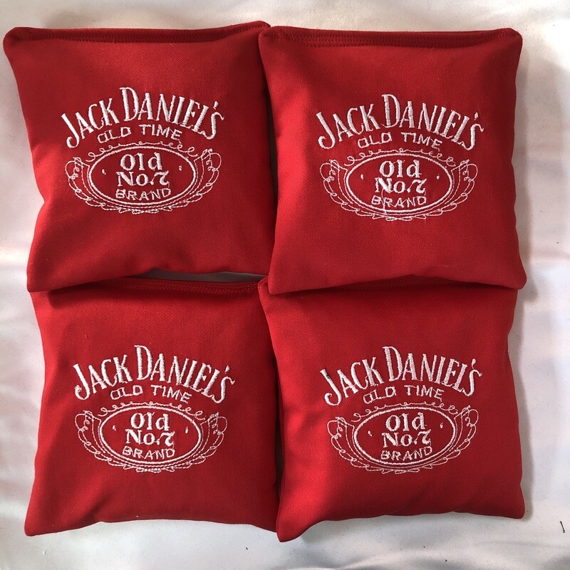 Jack Daniels Embroidered set of 4 Bags