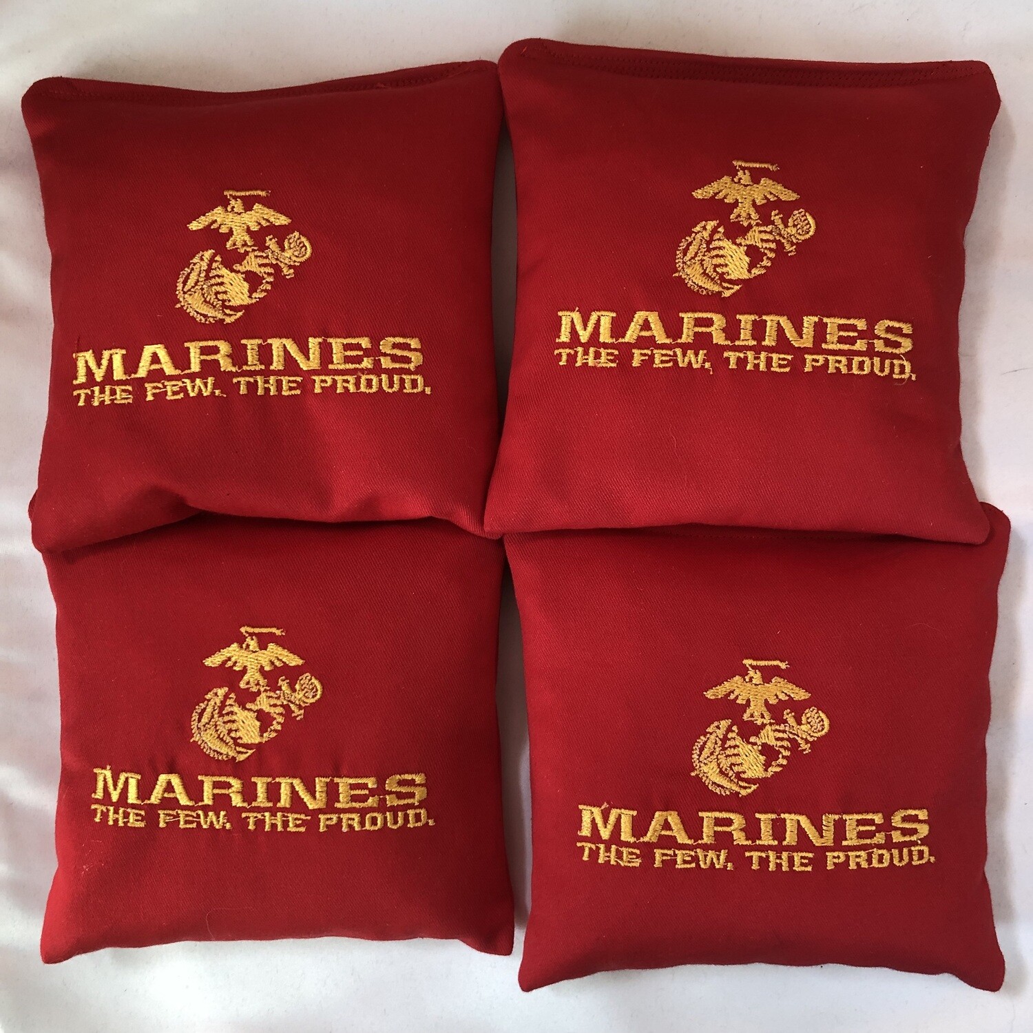 Marines Embroidered set of 4 Bags