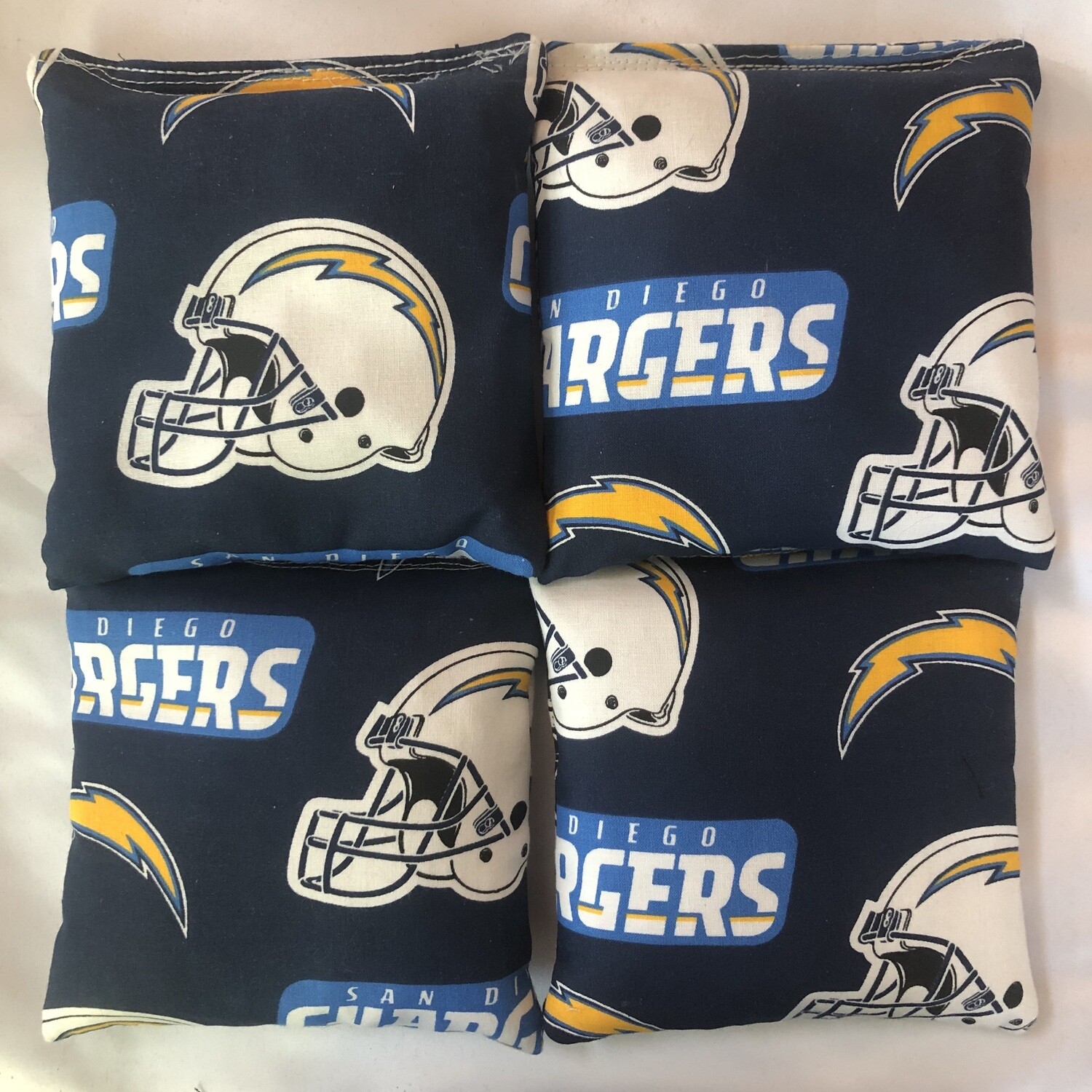 San Diego  Chargers Set of 4 Bags