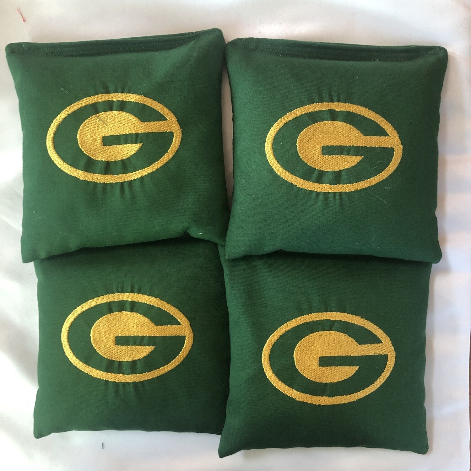 Green Bay Packers Embroidered Set of 4 Bags