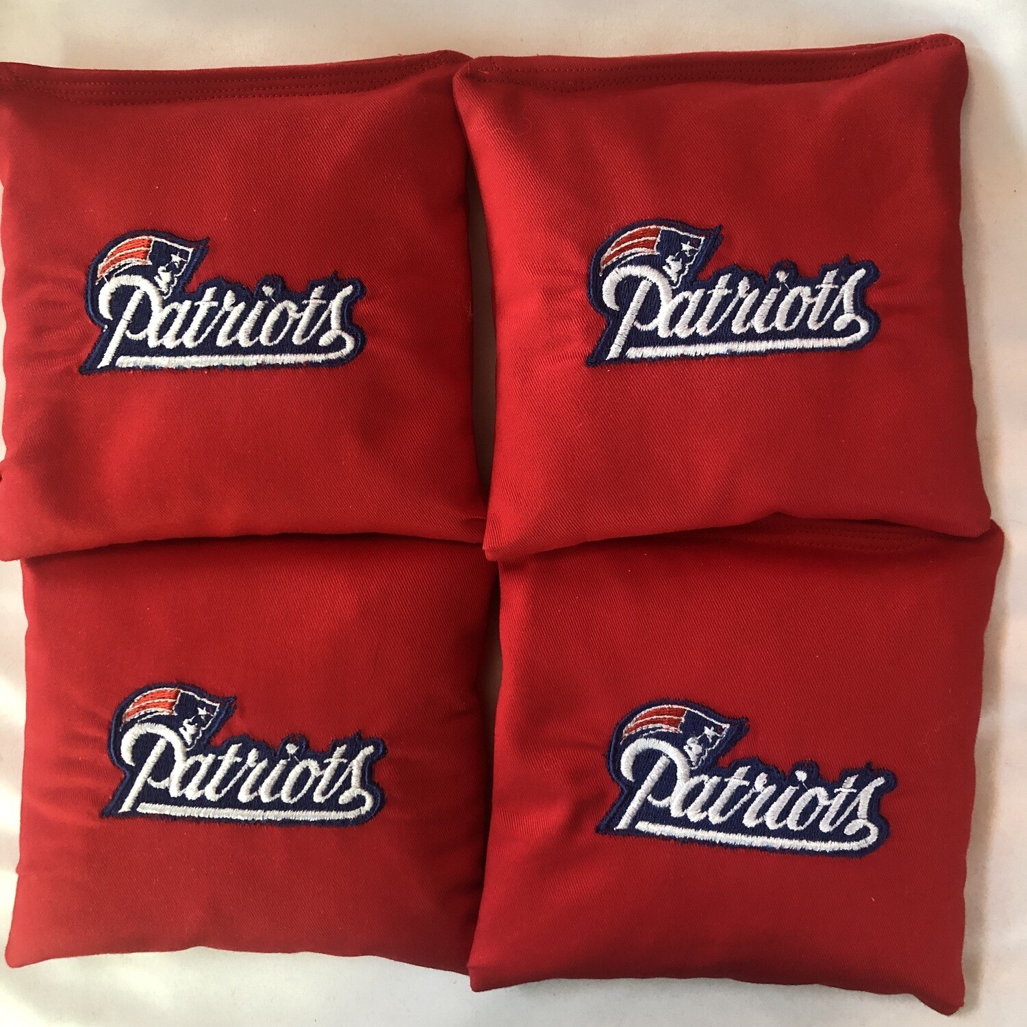 New England Patriots Embroidered Set of 4 Bags