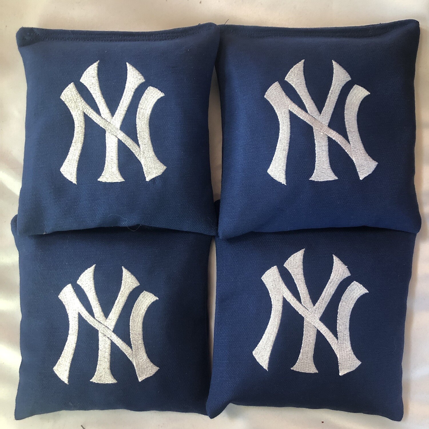 New York Yankees Embroidered Set of 4 Bags
