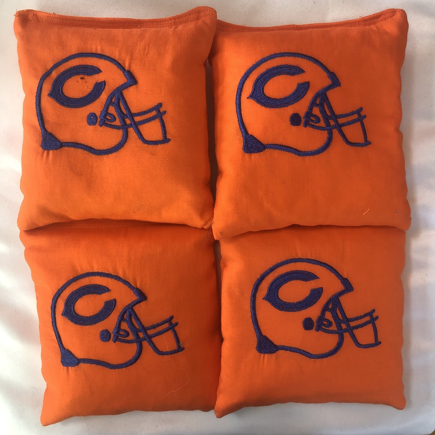 Chicago Bears Embroidered Set of 4 Bags