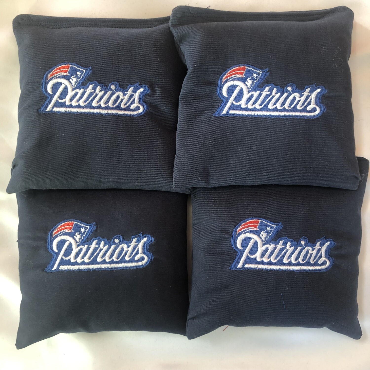 New England Patriots Embroidered Set of 4 Bags