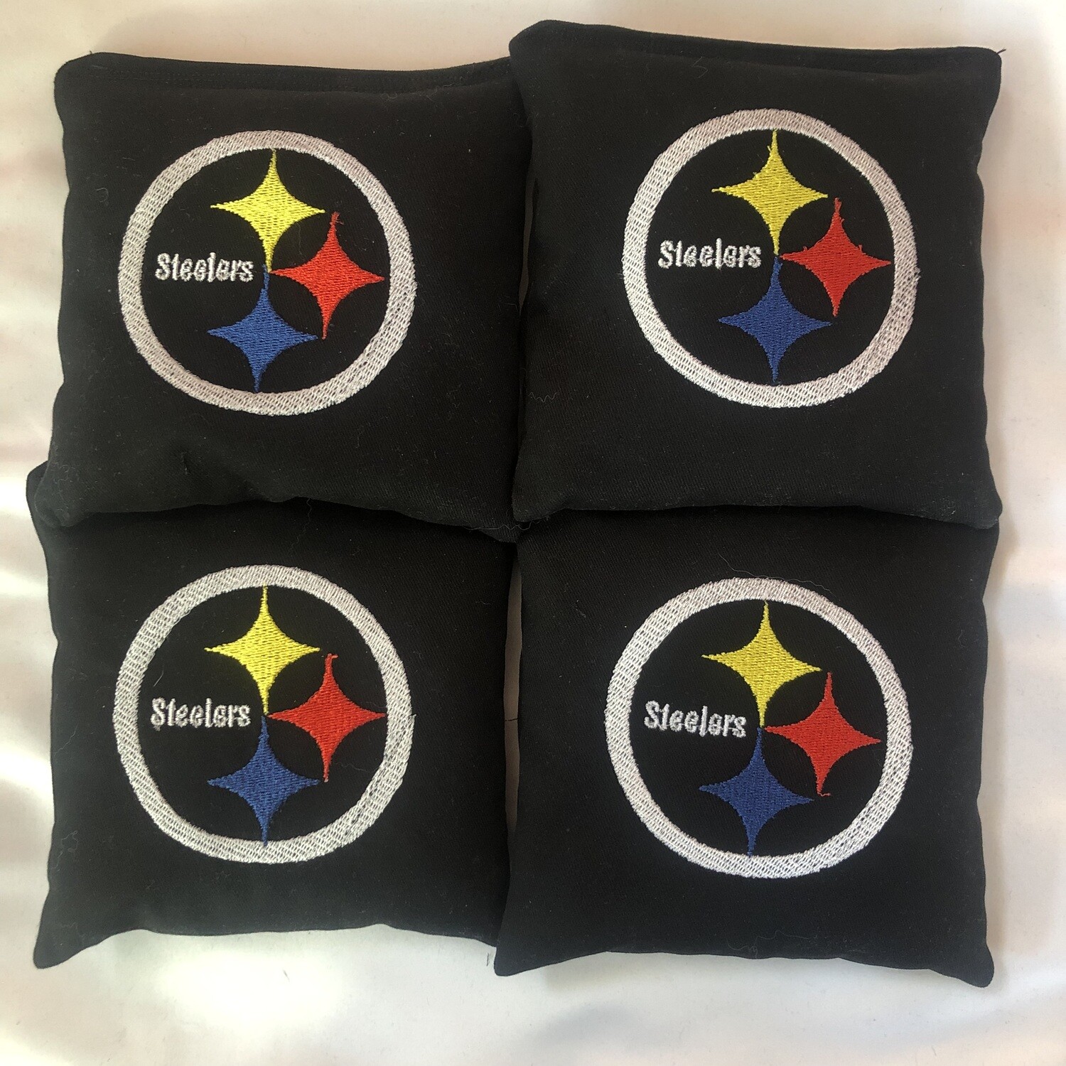 Pittsburgh Steelers Embroidered Set of 4 Bags