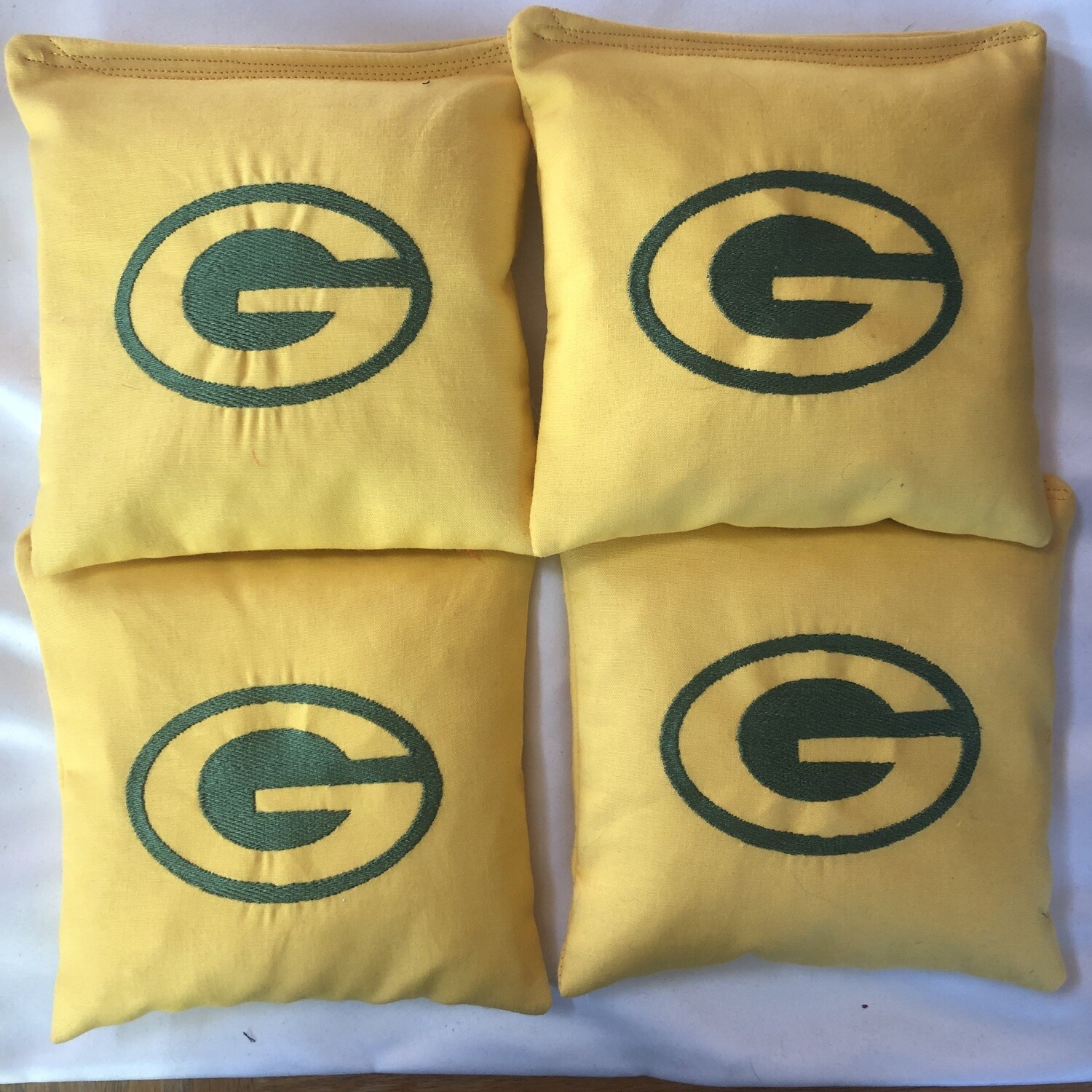Green Bay Packers Embroidered Set of 4 Bags