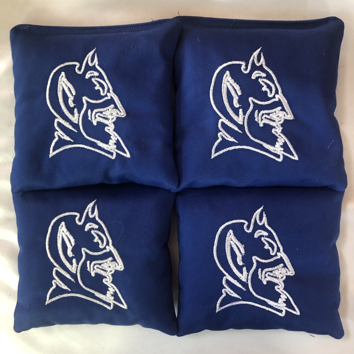 Duke Blue Devils Embroidered Set of 4 Bags