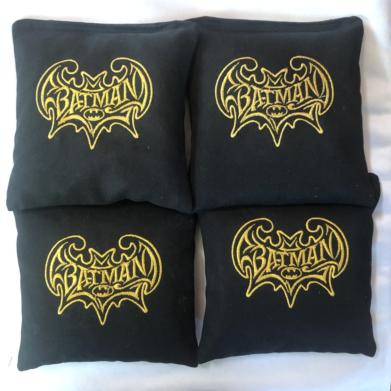 Batman Embroidered Set of 4 Bags