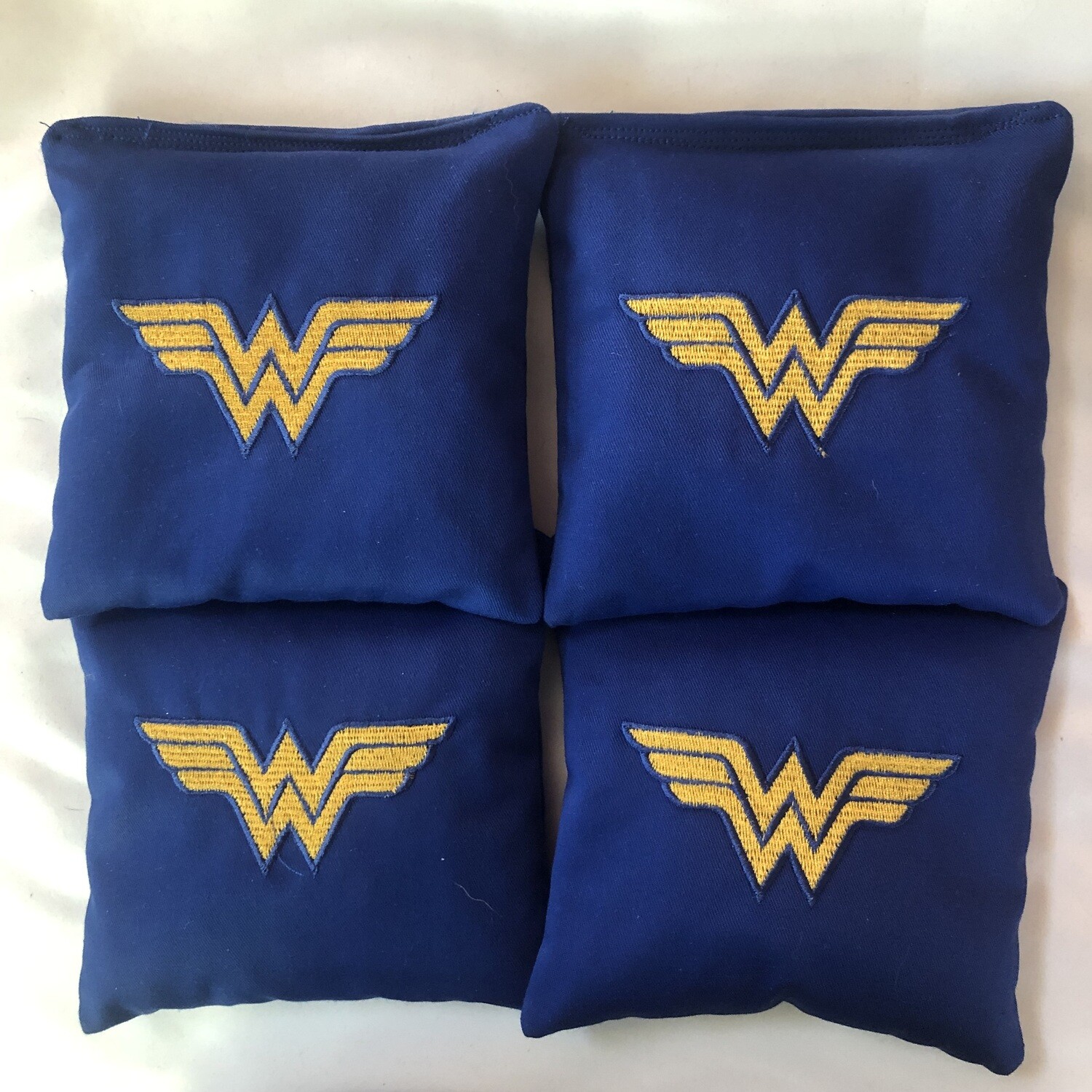 Wonder Woman Embroidered Set of 4 Bags