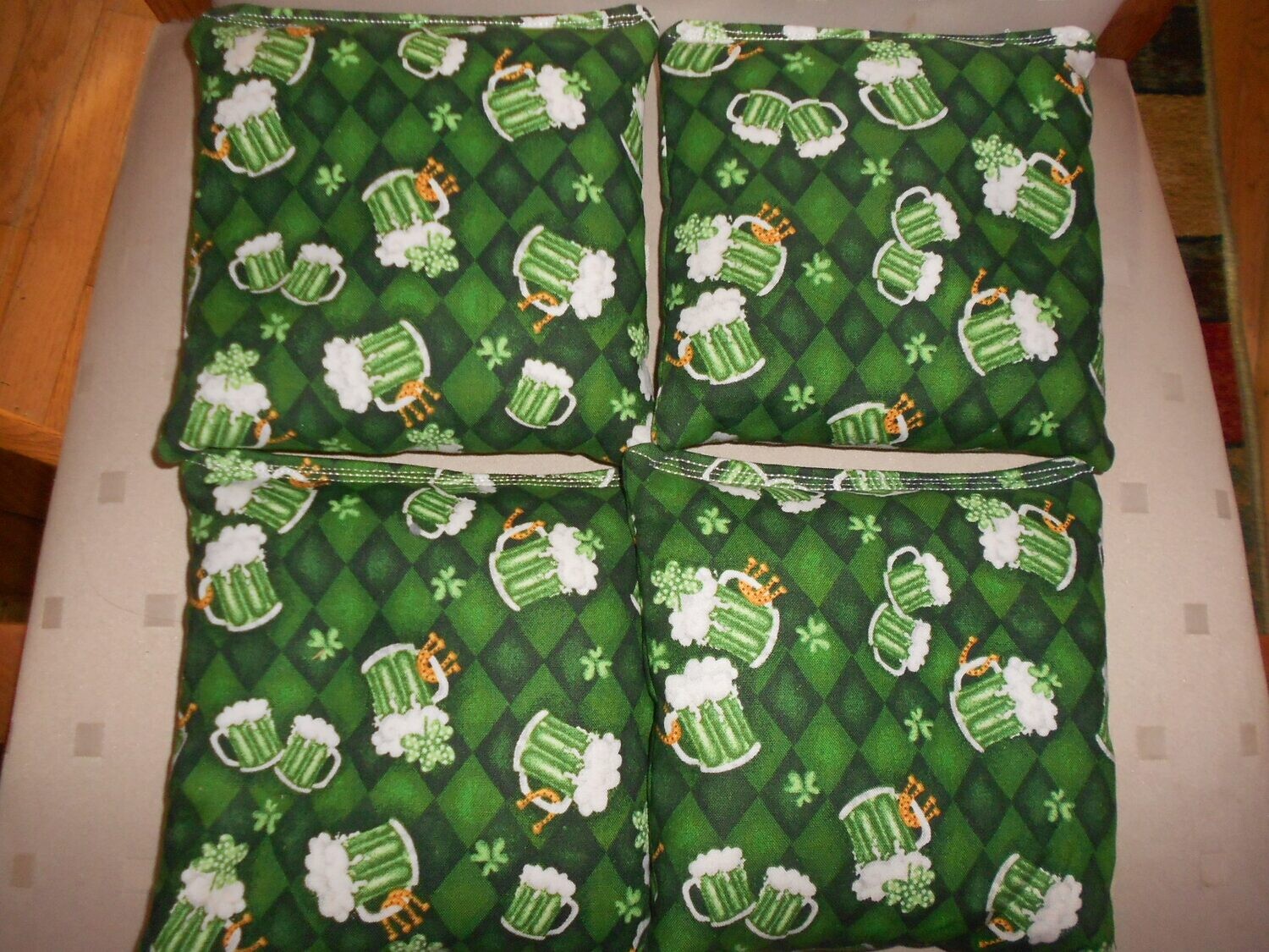 Green Beer Mugs Set of 4 Bags